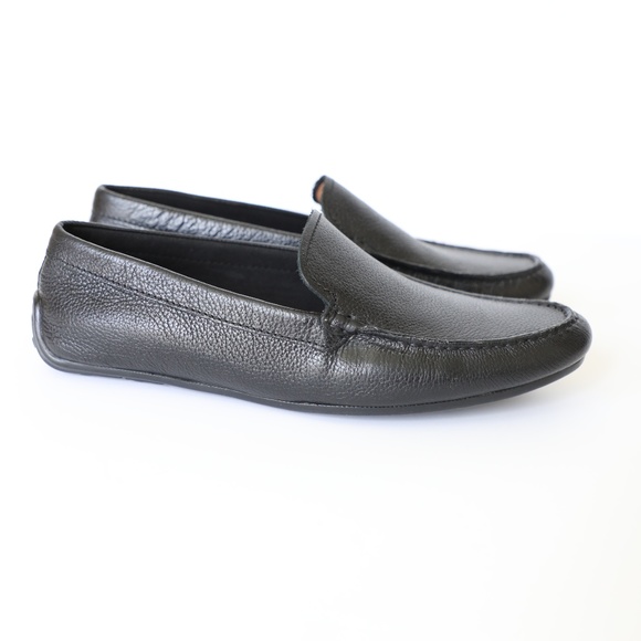clarks black loafers mens